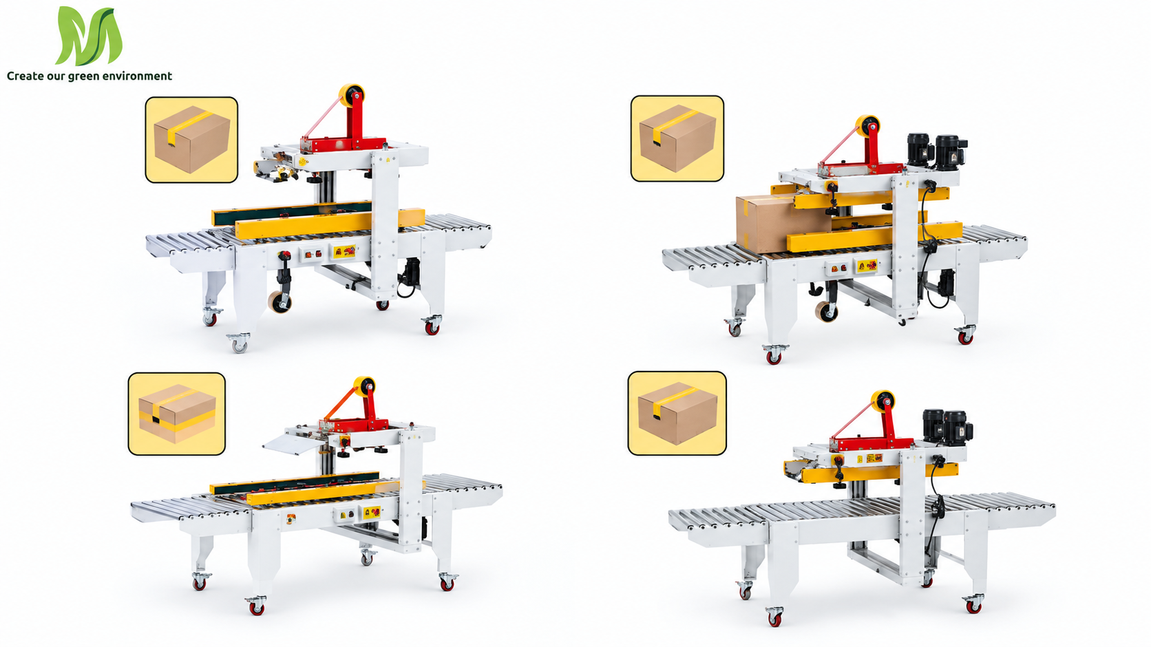 Máy đóng thùng carton tự động hỗ trợ chuẩn hóa công đoạn đóng gói trong nhà máy.